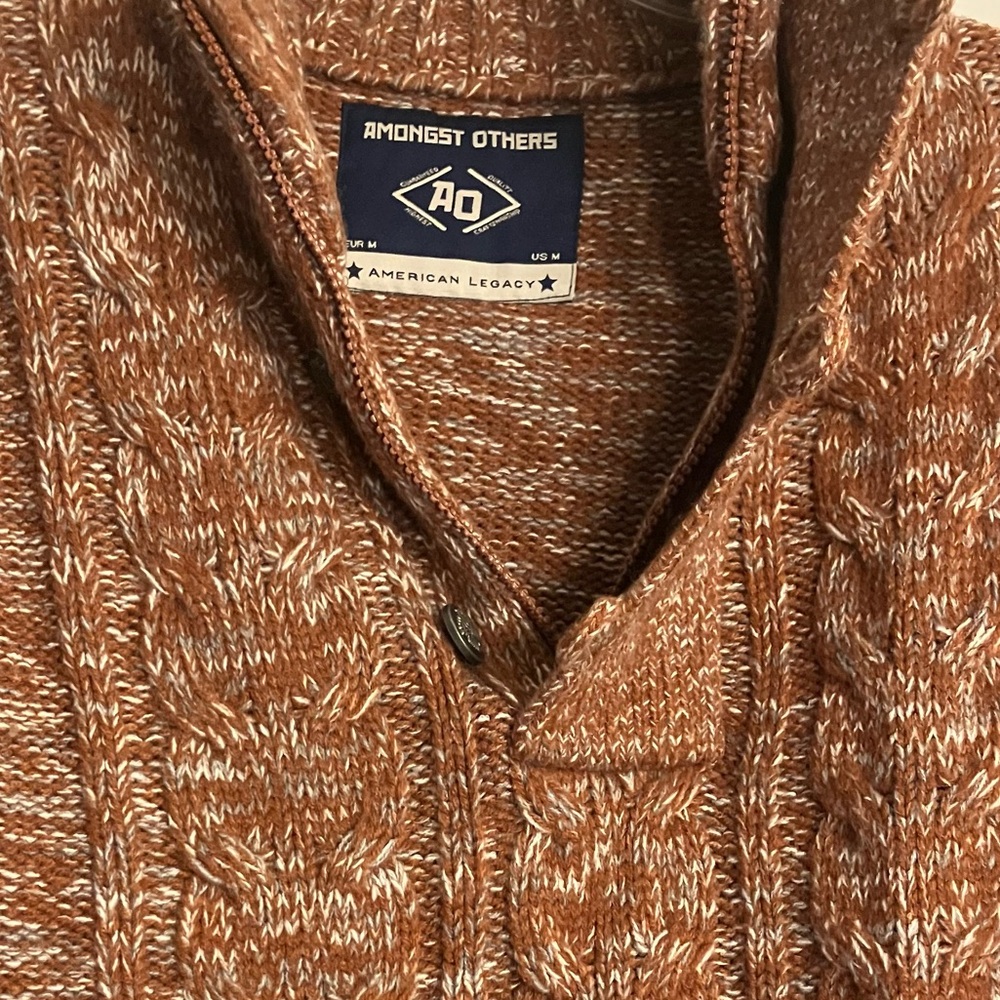Vintage Cable Knit Quarter Zip Sweater - Picture 6 of 12